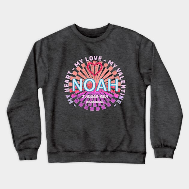 Noah - My Valentine Crewneck Sweatshirt by  EnergyProjections